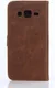 Samsung Galaxy J5 Retro Style Wallet Flip Case Vintage Bruin afbeelding 5