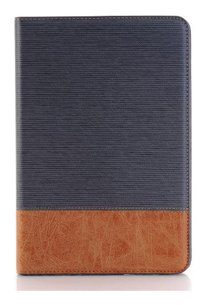 Apple iPad Mini 4 Texture Wallet Book Case Grijs afbeelding 1