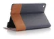 Apple iPad Mini 4 Texture Wallet Book Case Grijs afbeelding 2
