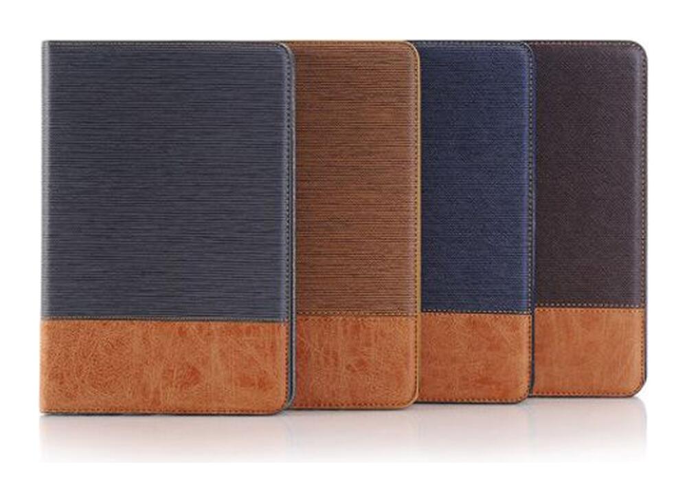 Apple iPad Mini 4 Texture Wallet Book Case Grijs afbeelding 7