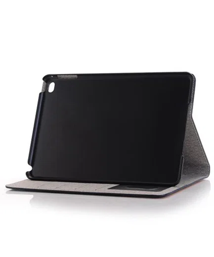 Apple iPad Mini 4 Texture Wallet Book Case Blauw afbeelding 5