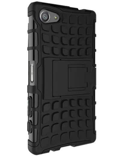 Sony Xperia Z5 Compact Anti-slip Back Cover Zwart afbeelding 4
