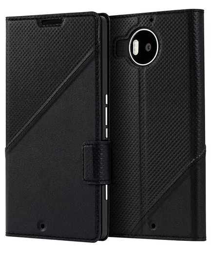 Mozo Book Cover Microsoft Lumia 950 XL Zwart afbeelding 1