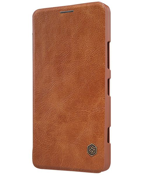 Nillkin Qin Series Lederen Flip Case Microsoft Lumia 950 Bruin afbeelding 6