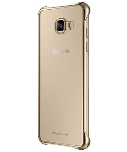 Samsung Galaxy A5 (2016) Clear Cover Goud afbeelding 1