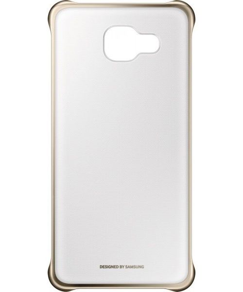Samsung Galaxy A5 (2016) Clear Cover Goud afbeelding 2