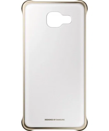 Samsung Galaxy A5 (2016) Clear Cover Goud afbeelding 2