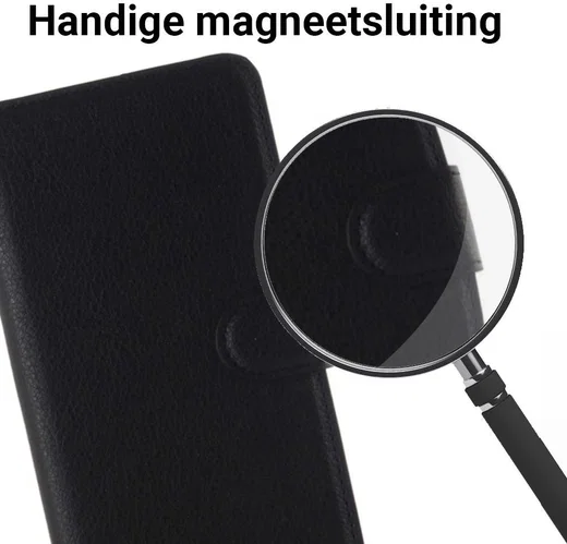 Samsung Galaxy A5 (2016) Lychee Portemonnee Case Zwart afbeelding 3
