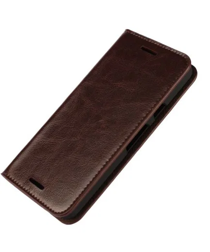 LG Nexus 5X Crazy Horse Portemonnee Hoes Brown afbeelding 2