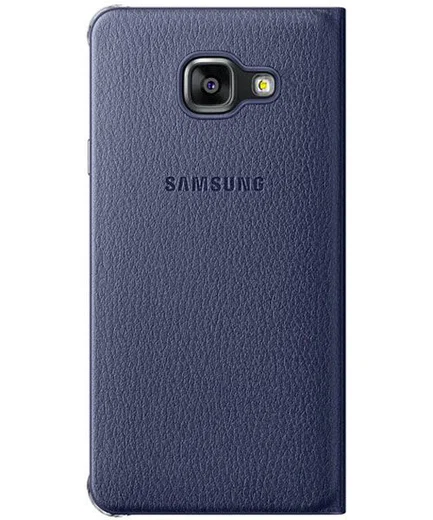 Officieel Samsung Galaxy A3 (2016) Portemonnee Hoesje Zwart afbeelding 4