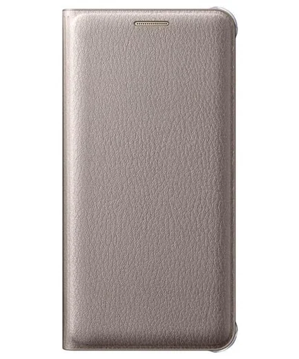 Officieel Samsung Galaxy A3 (2016) Portemonnee Hoesje Goud afbeelding 3