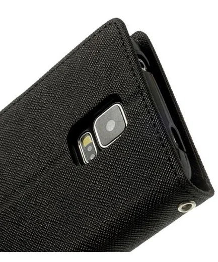 Samsung Galaxy S5 Mercury Fancy Diary Wallet Case Zwart afbeelding 10