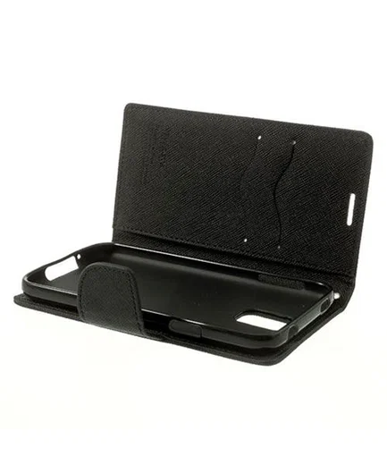 Samsung Galaxy S5 Mercury Fancy Diary Wallet Case Zwart afbeelding 6
