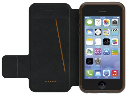 Gear4 D3O Oxford BookCase Apple iPhone SE / 5(S) Zwart afbeelding 4