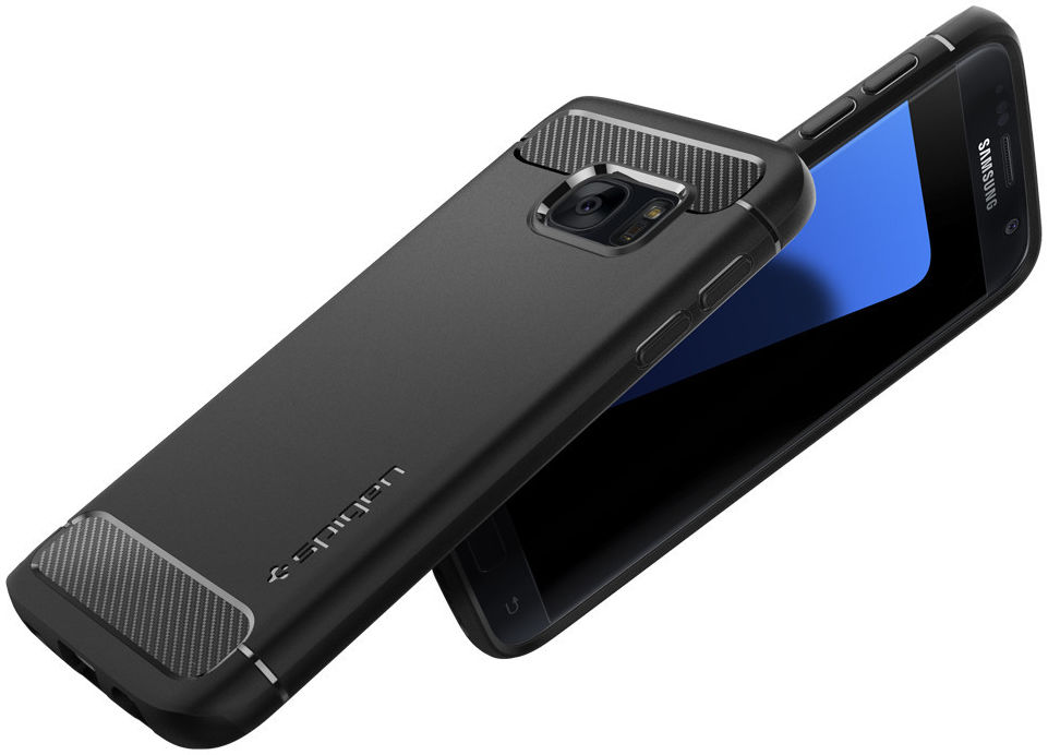 Spigen Rugged Armor Samsung Galaxy S7 Hoesje Back Cover Zwart afbeelding 13