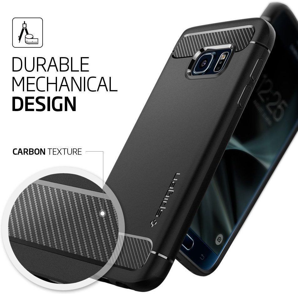 Spigen Rugged Armor Samsung Galaxy S7 Hoesje Back Cover Zwart afbeelding 5