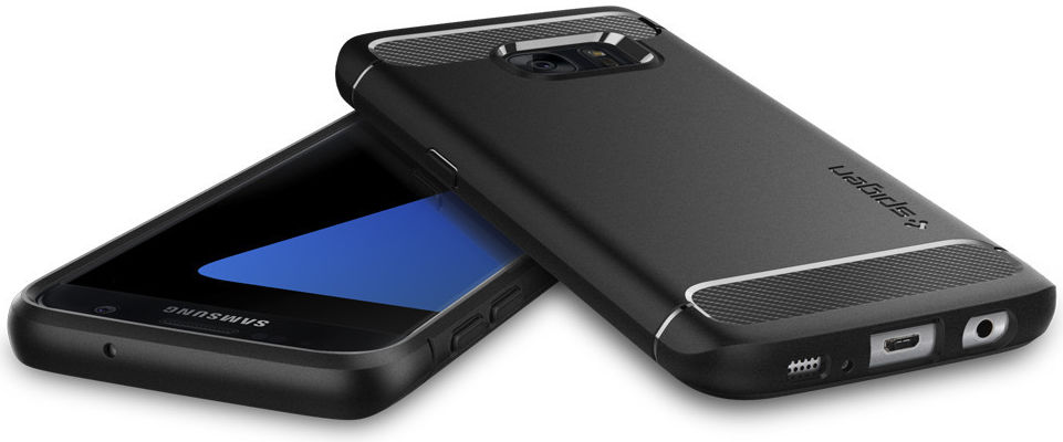 Spigen Rugged Armor Samsung Galaxy S7 Hoesje Back Cover Zwart afbeelding 12