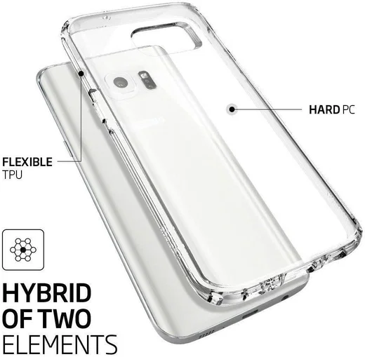 Spigen Ultra Hybrid Case Samsung Galaxy S7 Crystal Clear afbeelding 8