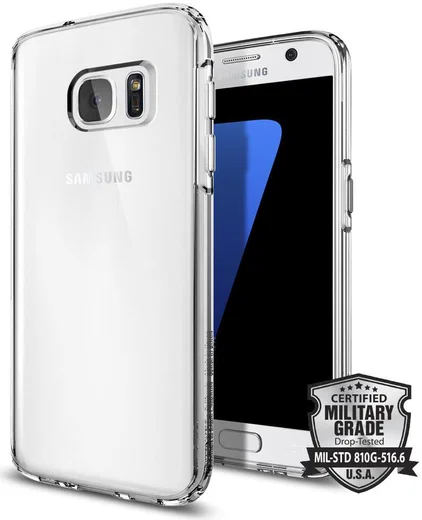 Spigen Ultra Hybrid Case Samsung Galaxy S7 Crystal Clear afbeelding 5