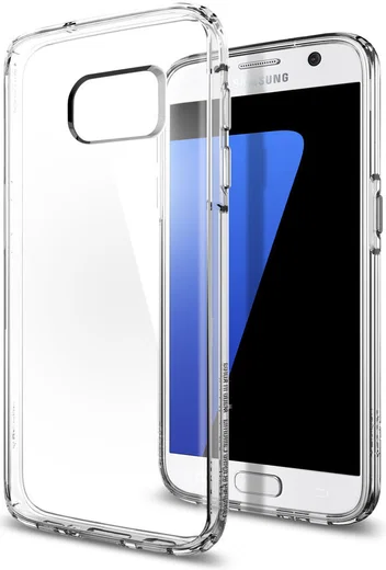 Spigen Ultra Hybrid Case Samsung Galaxy S7 Crystal Clear afbeelding 1