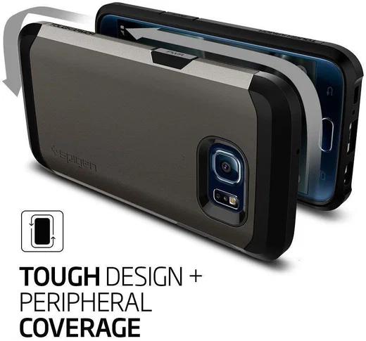 Spigen Tough Armor Case Samsung Galaxy S7 Gunmetal afbeelding 7
