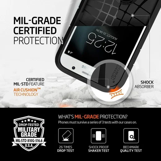 Spigen Tough Armor Case Samsung Galaxy S7 Zwart afbeelding 2
