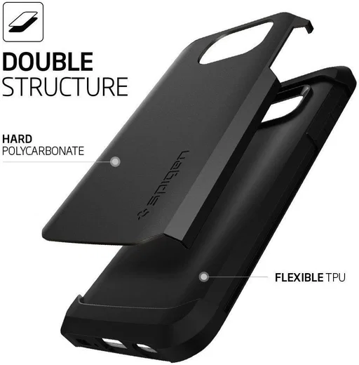Spigen Tough Armor Case Samsung Galaxy S7 Zwart afbeelding 6