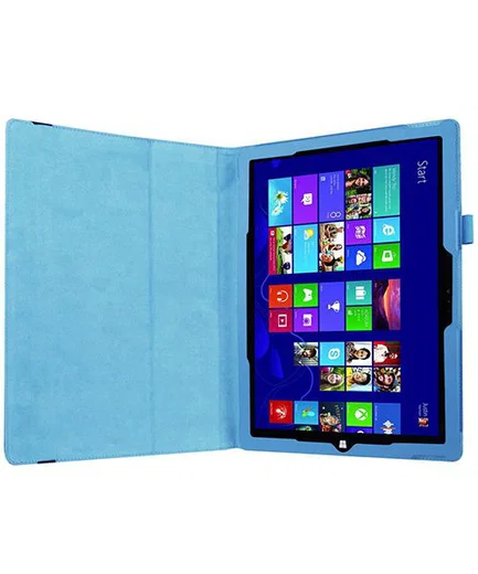 Microsoft Surface Pro 4 / 5 / 6 / 7 Standaard Hoesje Blauw afbeelding 4