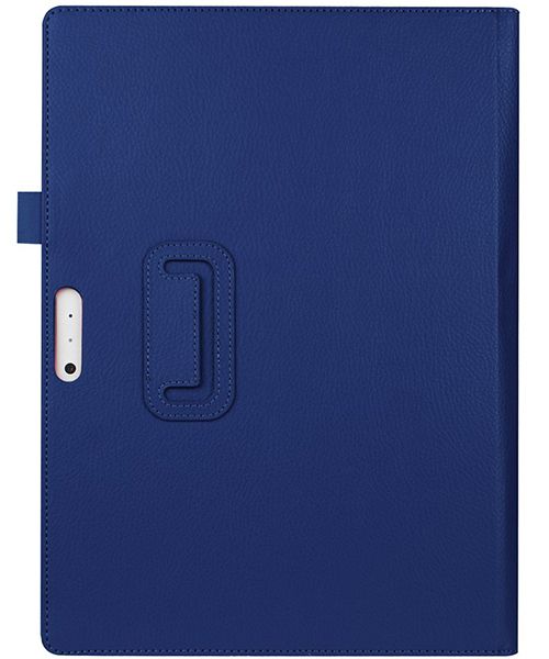 Microsoft Surface Pro 4 / 5 / 6 / 7 Standaard Hoesje Donker Blauw afbeelding 5