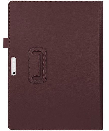 Microsoft Surface Pro 4 / 5 / 6 / 7 Standaard Hoesje Bruin afbeelding 4