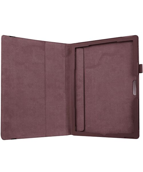 Microsoft Surface Pro 4 / 5 / 6 / 7 Standaard Hoesje Bruin afbeelding 5