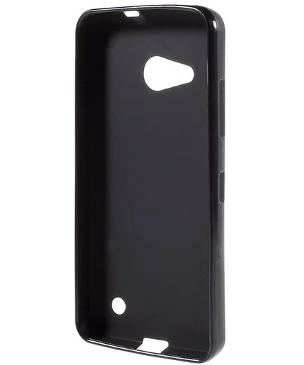 Microsoft Lumia 550 TPU Back Cover Zwart afbeelding 1