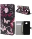 Samsung Galaxy A5 (2016) Flip Hoesje met Print Floral Butterflies afbeelding 1