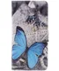 Samsung Galaxy A5 (2016) Flip Hoesje met Print Blue Butterflies afbeelding 5