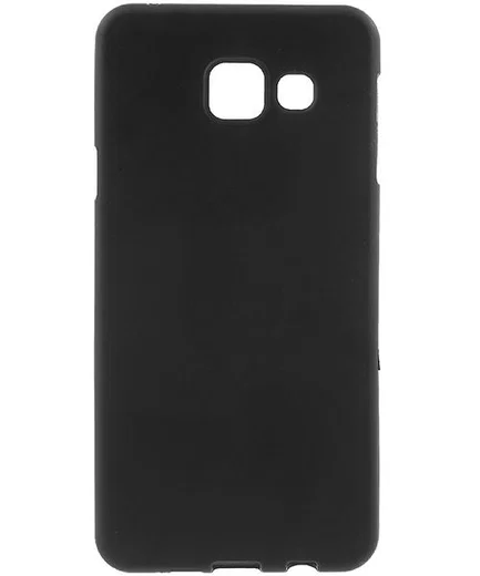 Samsung Galaxy A3 (2016) Matte TPU Case Zwart afbeelding 1