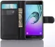 Samsung Galaxy A3 (2016) Portemonnee Hoesje Zwart afbeelding 1