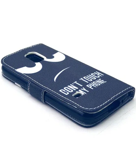 Samsung Galaxy S5 Mini Portemonnee Case Angry Face afbeelding 4