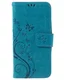 Microsoft Lumia 550 Butterfly Portemonnee Hoes Blauw afbeelding 3