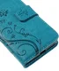 Microsoft Lumia 550 Butterfly Portemonnee Hoes Blauw afbeelding 7