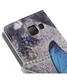 Samsung Galaxy A3 2016 Portemonnee Hoesje Blauw Vlinder Print afbeelding 9