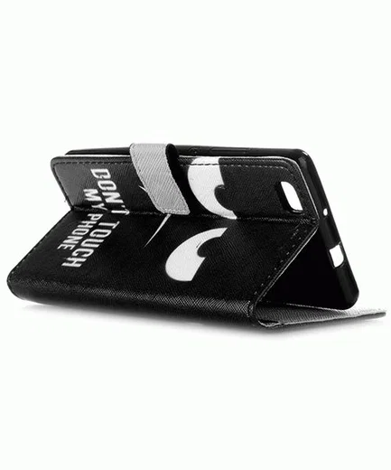 Huawei Ascend P8 Lite Portemonnee Flip Hoesje Print afbeelding 4