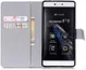 Huawei Ascend P8 Lite Portemonnee Flip Hoesje Print afbeelding 2