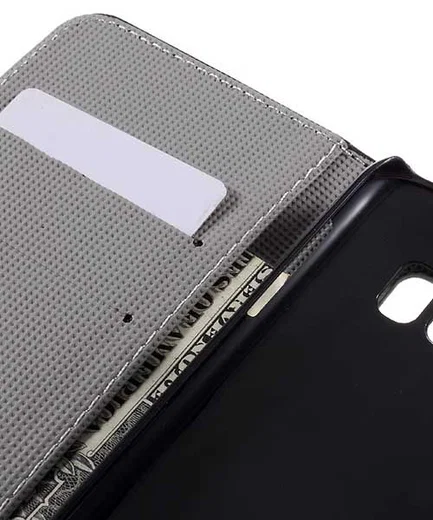 Samsung Galaxy S7 Wallet Hoesje Print Paars Vlinder afbeelding 8