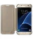 Samsung Galaxy S7 Clear View Flip Case Goud Origineel afbeelding 2