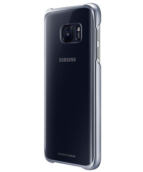 Samsung Galaxy S7 Clear Cover Hoesje Zwart Origineel afbeelding 1