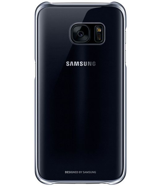 Samsung Galaxy S7 Clear Cover Hoesje Zwart Origineel afbeelding 2
