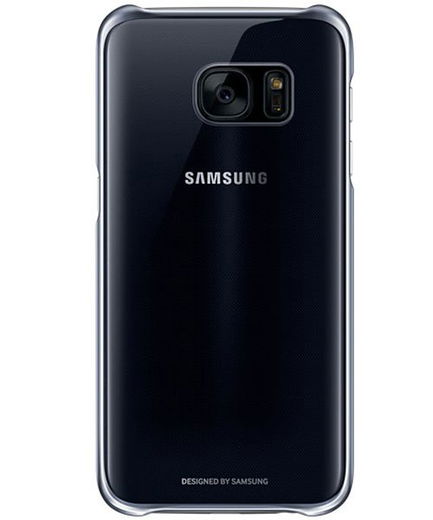 Samsung Galaxy S7 Clear Cover Hoesje Zwart Origineel afbeelding 2