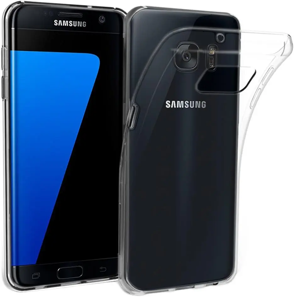 Samsung Galaxy S7 Edge TPU Hoesje Transparant afbeelding 3