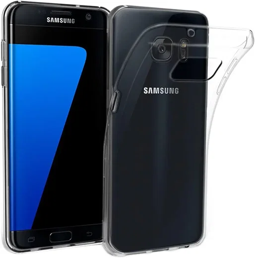 Samsung Galaxy S7 Edge TPU Hoesje Transparant afbeelding 3
