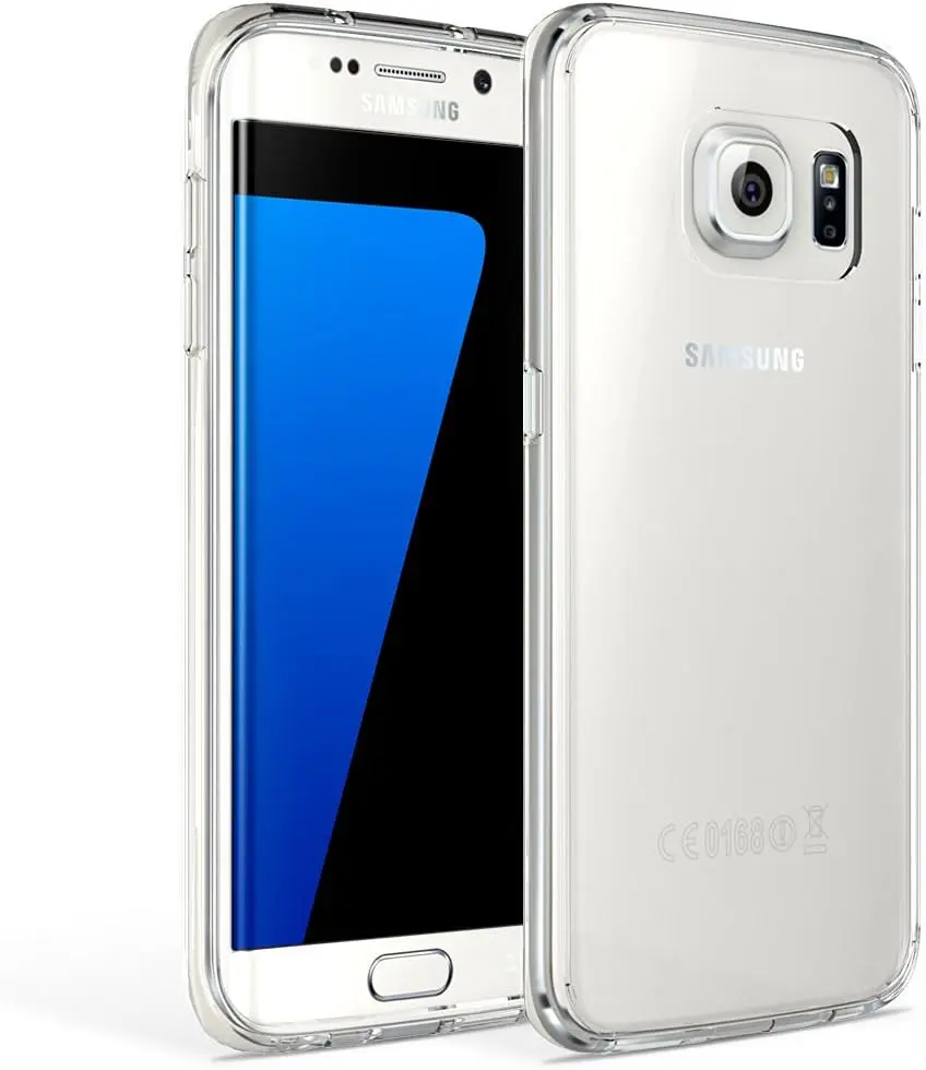 Samsung Galaxy S7 Edge TPU Hoesje Transparant afbeelding 1